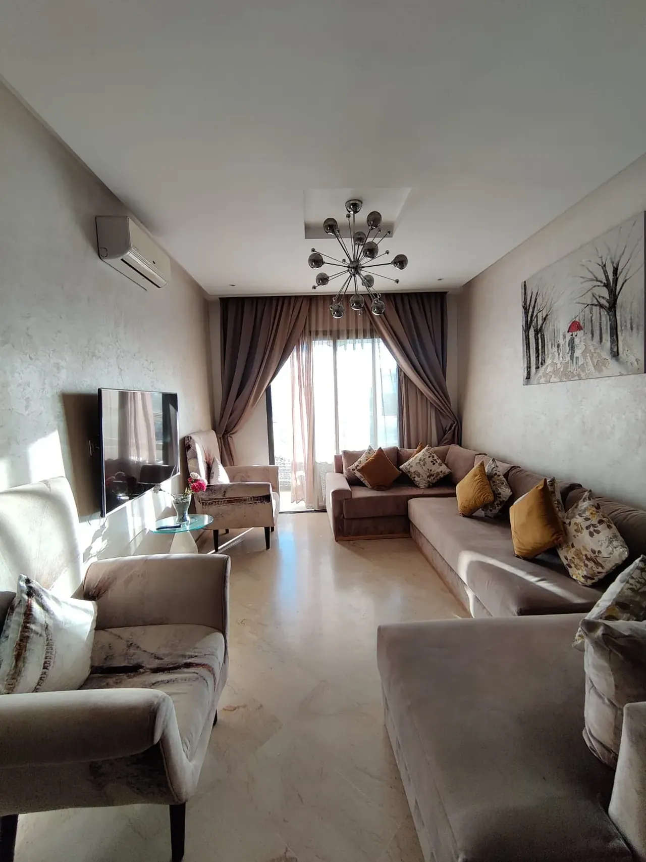 Appartement quotidien à louer, 3e étage, 2 ch...