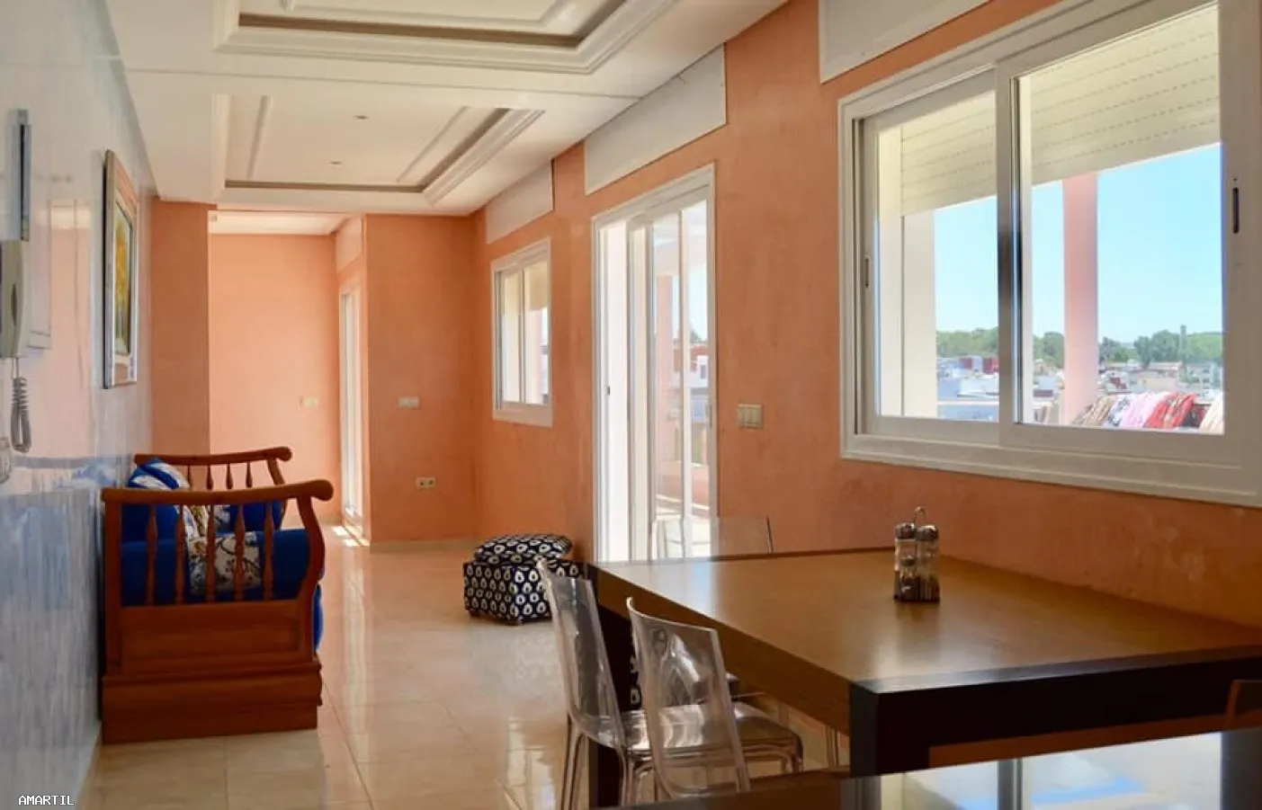 Appartement à louer à Assilah, sur la corniche.